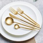سرویس قاشق و چنگال 12نفره 60 پارچه کاراجا مدل Jupiter طلایی