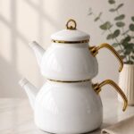 کتری قوری لعابی مدل onedecor ترکیه