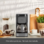 چایساز و قهوه ساز کاراجامدل Just Coffee Aroma 2 in 1 خاکستری