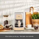 قهوه ساز و چایساز کاراجا مدل Just coffee 2in1 طرح چوب