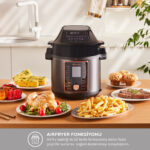هواپز و زودپز چند منظوره 6لیتری کاراجا مدل Cooker 2 in 1  مشکی