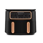 هواپز و سرخ کن دوقلو کاراجا با 2مخزن استیل اضافه مدل Air Pro Cook Duo Tandır XXXL 8 مشکی مسی