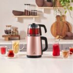 چایساز کاراجا مدل tea glass رزگلد