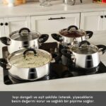 سرویس قابلمه 8پارچه کاراجا مدل Tokyo PowerSteel 316